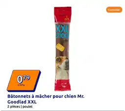 Action Bâtonnets à mâcher pour chien Mr. Goodlad XXL offre