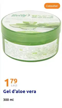 Action Gel d'aloe vera offre