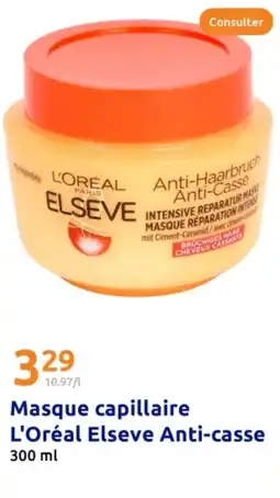 Action Masque capillaire L'Oréal Elseve Anti-casse offre