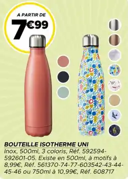 Gifi Bouteille isotherme uni offre