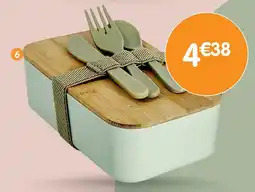 b&m Lunch box avec couverts offre