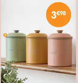 b&m Boîte de conservation en métal offre