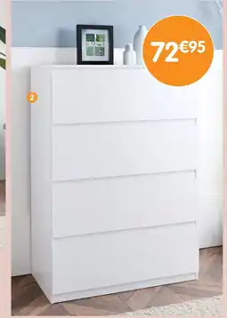 b&m Commode 4 tiroirs offre