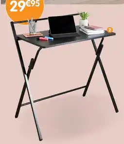 b&m Bureau pliant noir offre