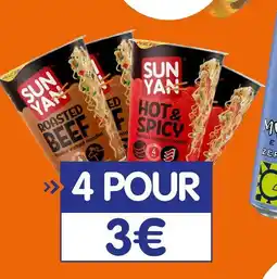 b&m SUN YAN cup nouilles offre