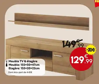 Maxi Bazar Meuble TV & étagère offre