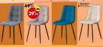 Maxi Bazar Chaise Siracus offre