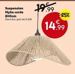 Maxi Bazar Suspension Myha corde offre