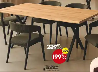 Maxi Bazar Table Hermione offre