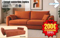 Maxi Bazar Canapé convertible Zephira offre