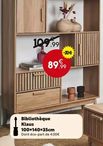 Maxi Bazar Bibliothèque Klaus offre