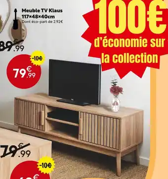 Maxi Bazar Meuble TV Klaus offre