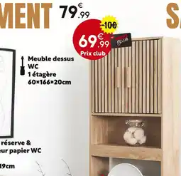 Maxi Bazar Meuble dessus WC offre