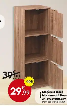 Maxi Bazar Etagère 3 cases Mix n’modul Door offre