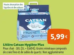 Maxi Zoo Catsan Litière Hygiène Plus offre