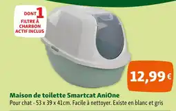 Maxi Zoo AniOne Maison de toilette Smartcat offre
