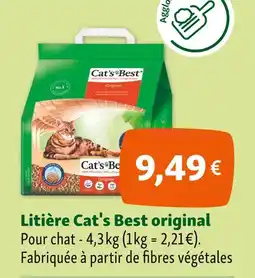 Maxi Zoo Cat's Best original Litière offre