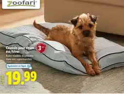 Lidl Zoofari Coussin pour chien été/hiver offre