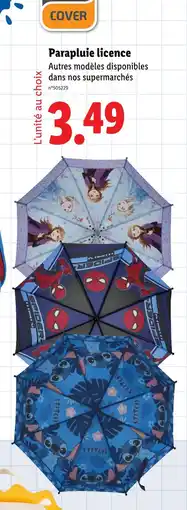 Lidl COVER Parapluie licence offre