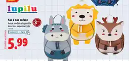 Lidl Sac à dos enfant offre