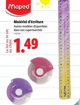 Lidl Maped Matériel d'écriture offre