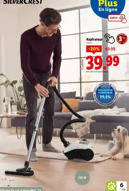 Lidl Silvercrest Aspirateur offre