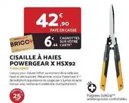 Bricomarché Cisaille à haies powergear x hsx92 offre