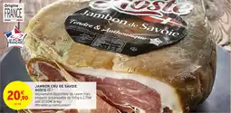 Intermarché Jambon cru de savoie aoste d offre