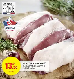 Intermarché Filet de canard offre