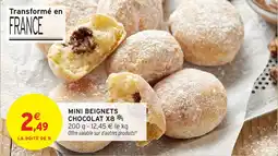 Intermarché Mini beignets chocolat x8 offre