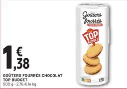 Intermarché Goûters fourrés chocolat top budget offre