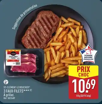 ALDI ST-CLÉMENT LE BOUCHER 3 faux-filets offre