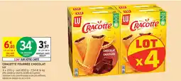 Intermarché Cracotte fourrée chocolat lu offre