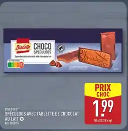ALDI BISCOTTO Spéculoos avec tablette de chocolat au lait offre