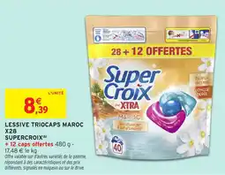 Intermarché Lessive triocaps maroc x28 supercroix offre