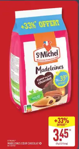 ALDI ST MICHEL Madeleines cœur chocolat offre