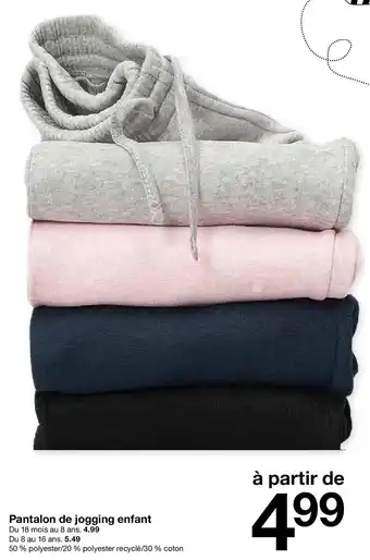 Zeeman Pantalon de jogging enfant offre