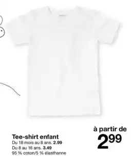 Zeeman Tee-shirt enfant offre