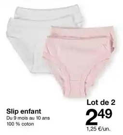 Zeeman Slip enfant offre
