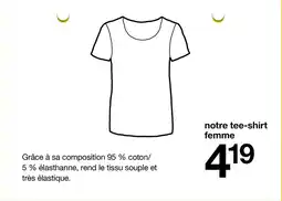 Zeeman Notre tee-shirt femme offre