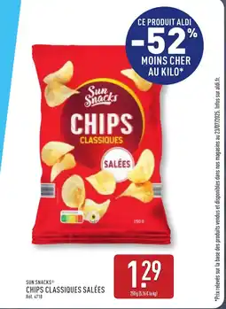 ALDI SUN SNACKS Chips classiques salées offre