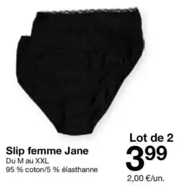 Zeeman Slip femme Jane offre