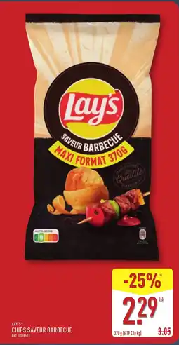 ALDI LAY'S Chips saveur barbecue offre