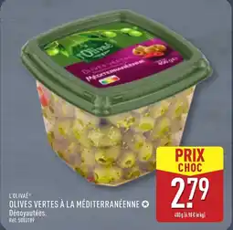 ALDI L'OLIVAÉ Olives vertes à la méditerranéenne offre