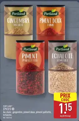 ALDI PORTLAND Épices offre