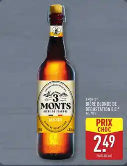ALDI 3 MONTS Bière blonde de degustation 8,5° offre