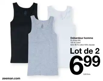 Zeeman Débardeur homme offre