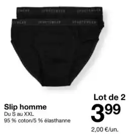 Zeeman Slip homme offre