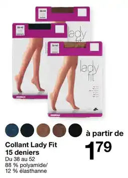Zeeman Collant Lady Fit 15 deniers offre