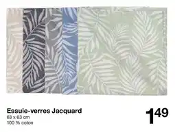 Zeeman Essuie-verres Jacquard offre